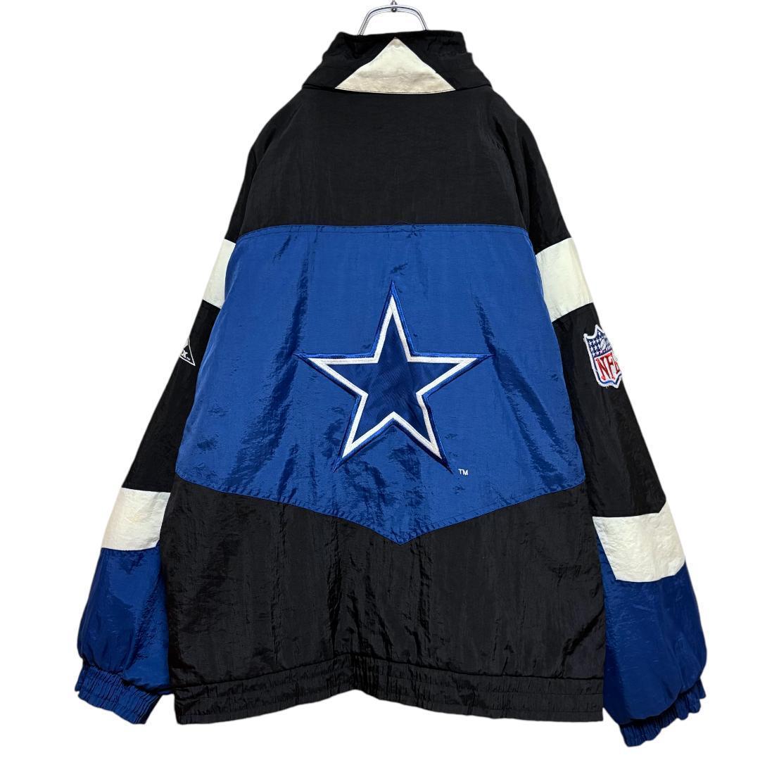 台湾製 APEX NFLダラスカウボーイズ 中綿ジャケット ブルー USA企画L