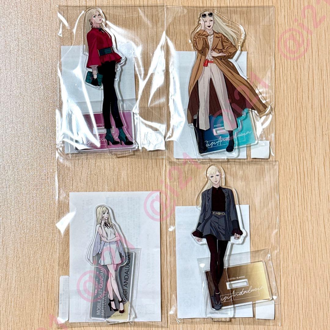 ギギ・アンダルシア アクリルスタンド 4種 閃光のハサウェイ キルケーの魔女