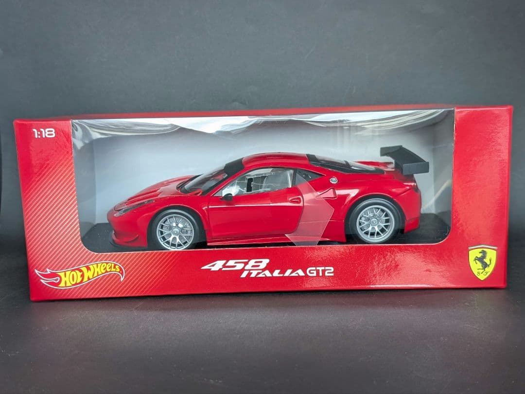 ホットウィール 1/18 FERRARI 458 ITALIA GT2