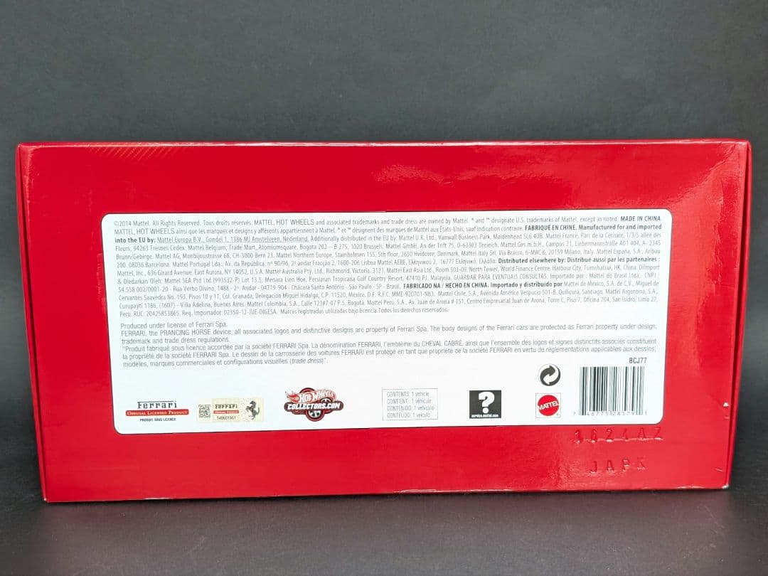 ホットウィール 1/18 FERRARI 458 ITALIA GT2