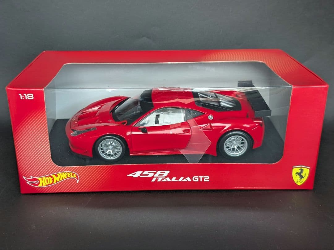 ホットウィール 1/18 FERRARI 458 ITALIA GT2