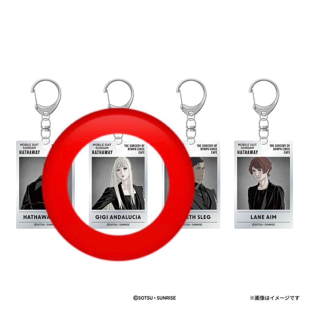 機動戦士ガンダム 閃光のハサウェイ ギギ アクリルスタンド カフェ 4点セット