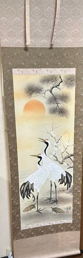 掛け軸12本　桐箱セット　銀座トップアート