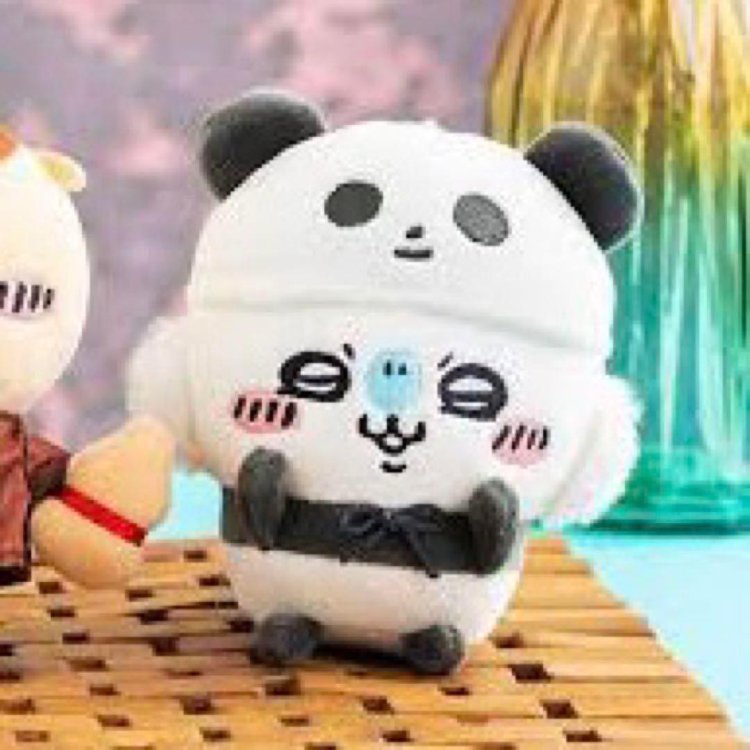 【新品】 ちいかわ飯店 マスコット モモンガ パンダ