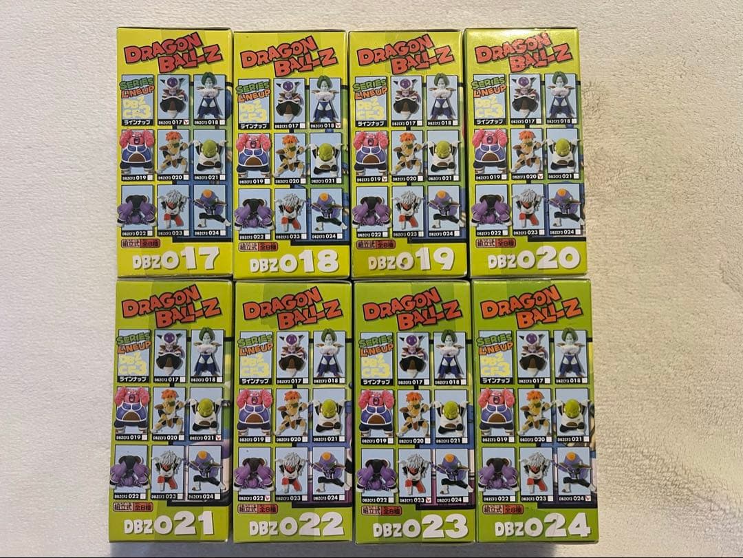 [未開封]ドラゴンボールZ WCF vol.3 接近!ギニュー特戦隊編 全8品