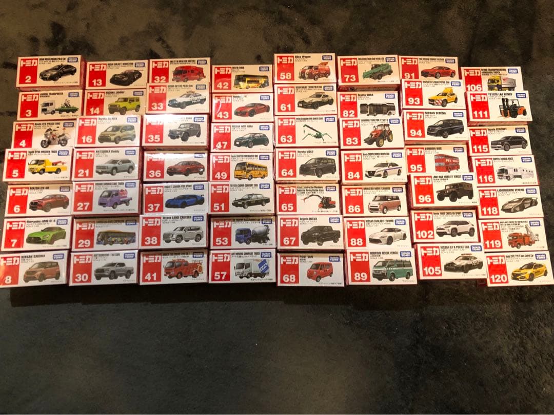 新品未開封品　トミカ　56台まとめ売り　ダブりなし