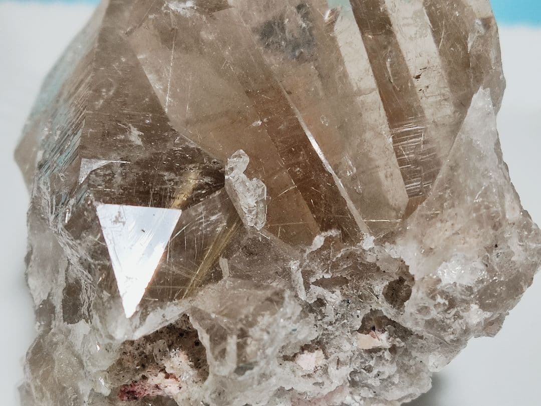 パワーストーン　天然石　ルチルクォーツ　レコードキーパー入り　399g　N377