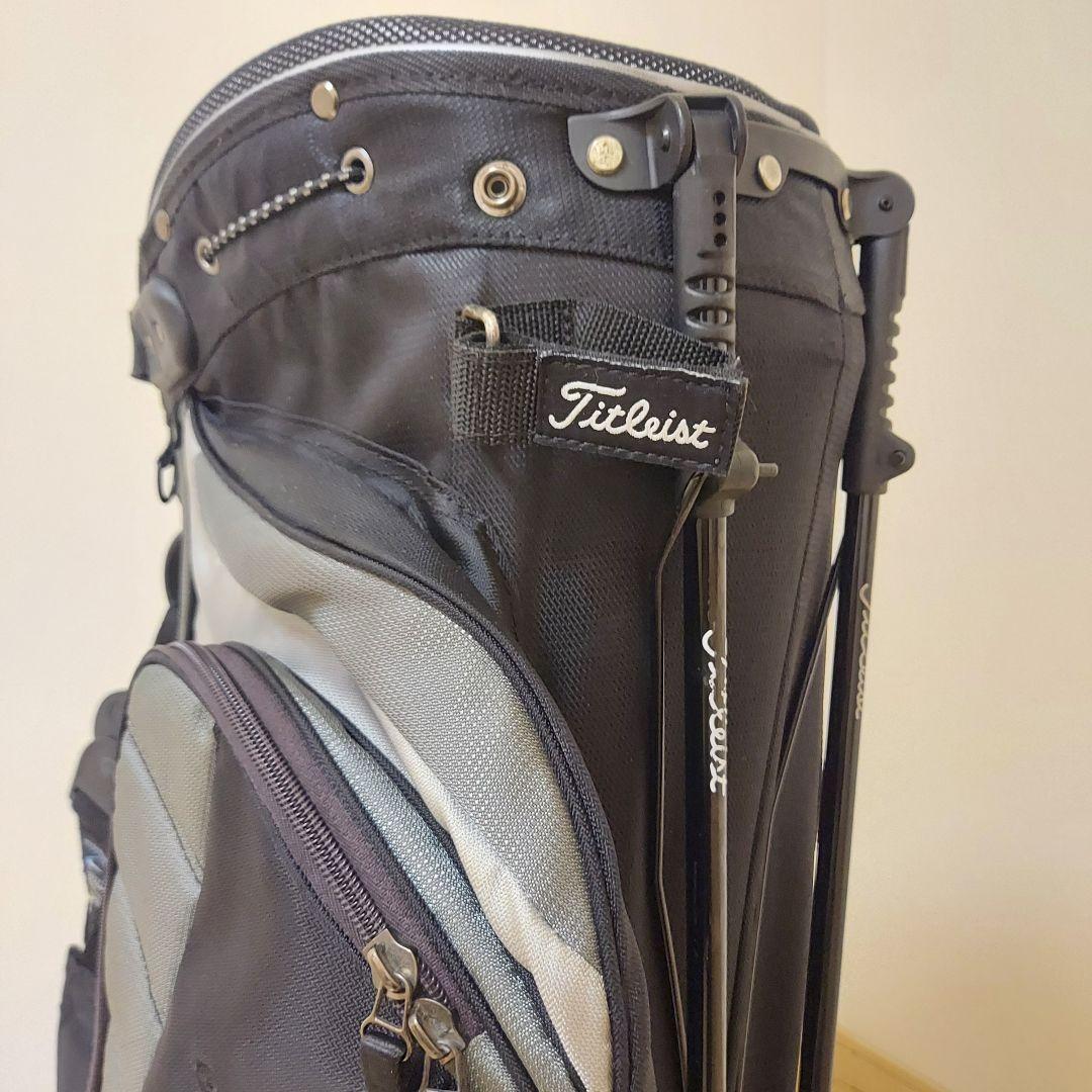 Titleist タイトリスト 軽量 キャディバック スタンド ブラック/グレー