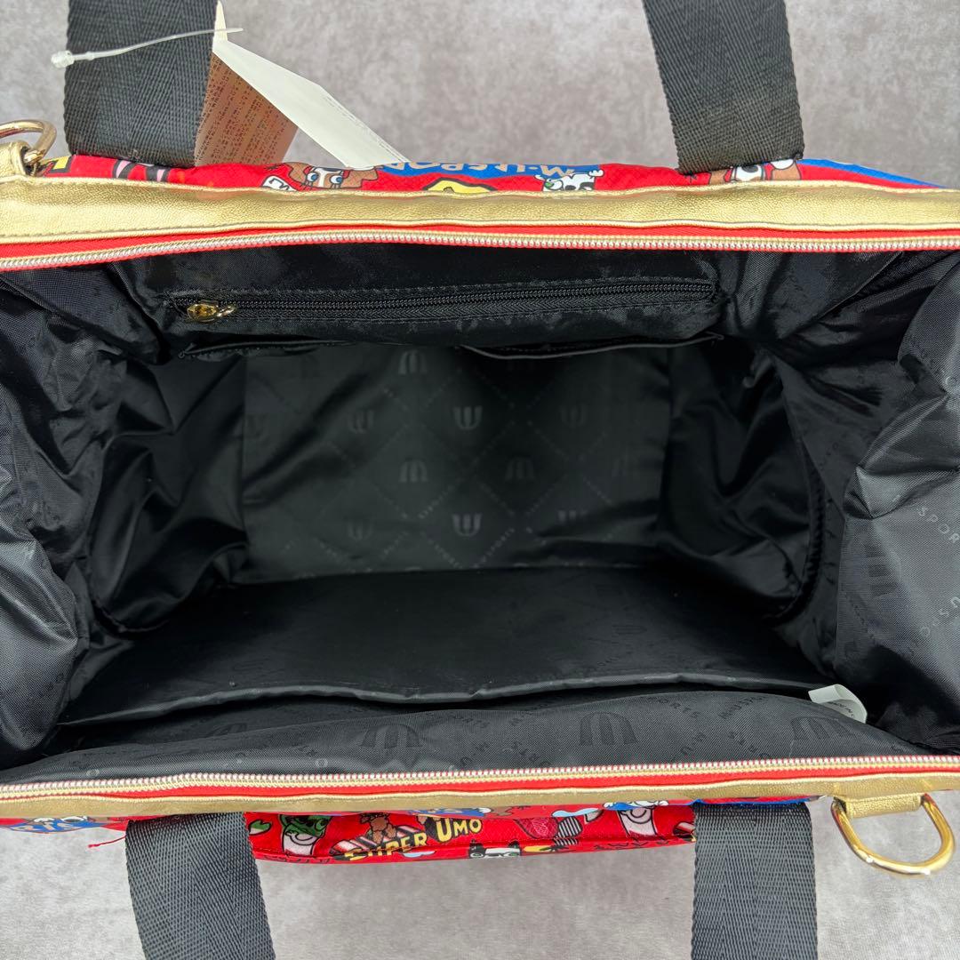 【未使用/タグ付き】エムユースポーツ キャリーバッグ カート ボストンバッグ 赤