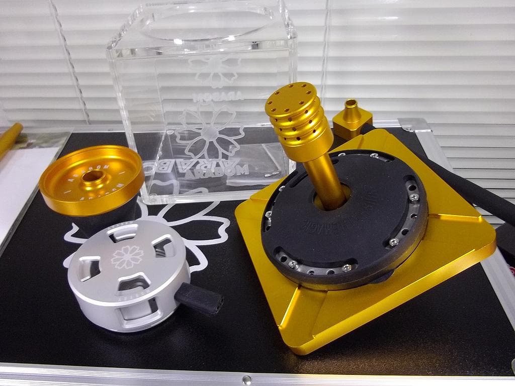 ARABOM コンパクトシーシャ 収納ボックス付きフルセット！クラウドマイクロ型