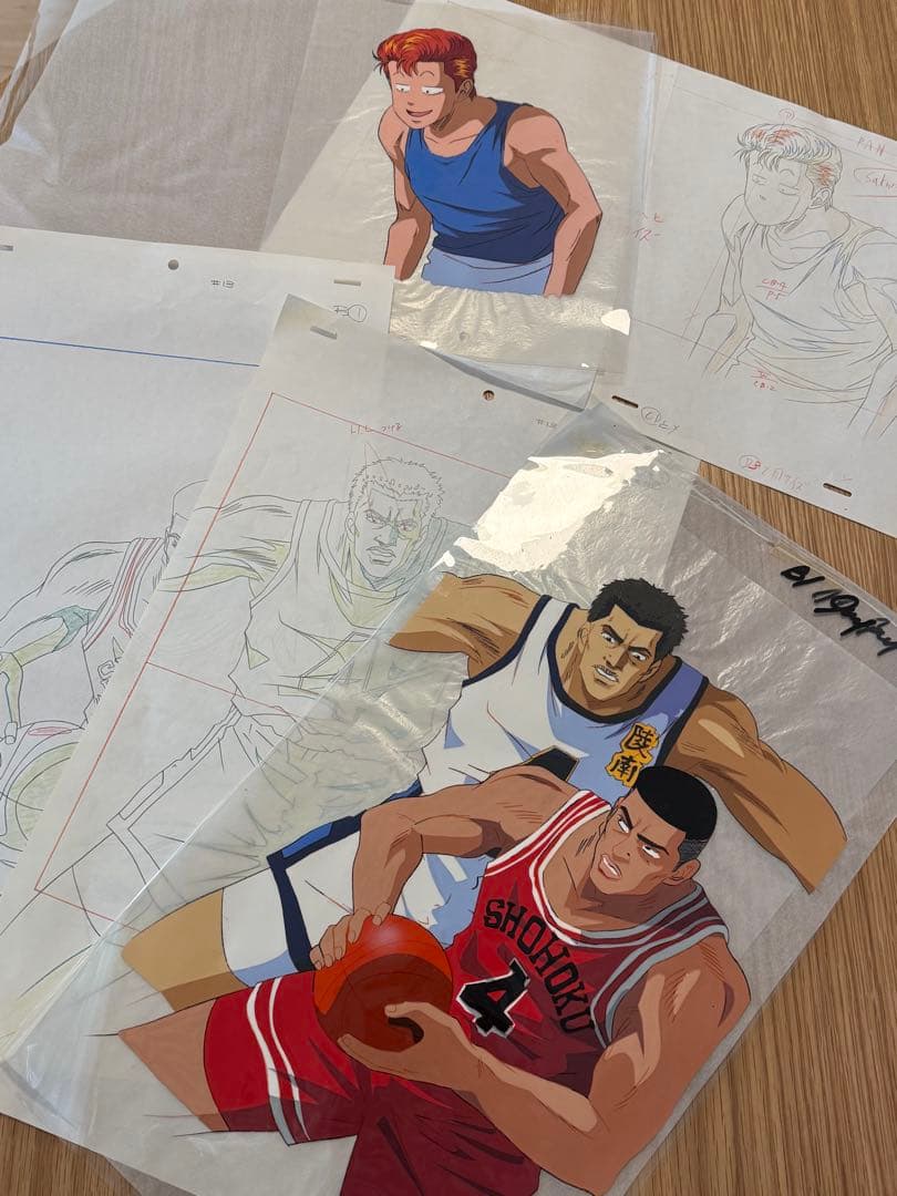 メ*ロ様 【本物セル画】スラムダンク　アニメ制作使用 セル画＋原画セット