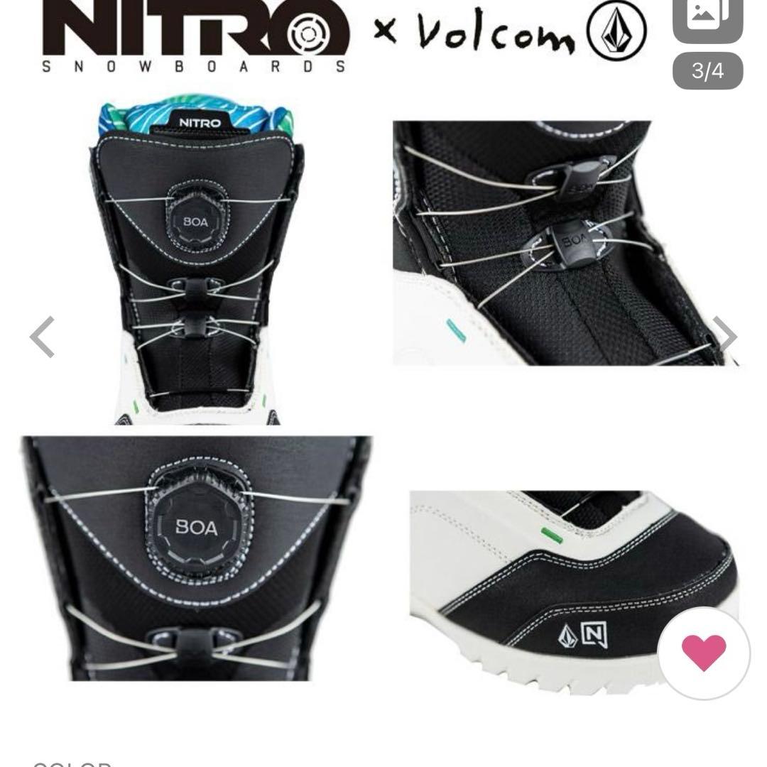 NITRO ナイトロキッズ DROID BOA X VOLCOM 新品　23、5