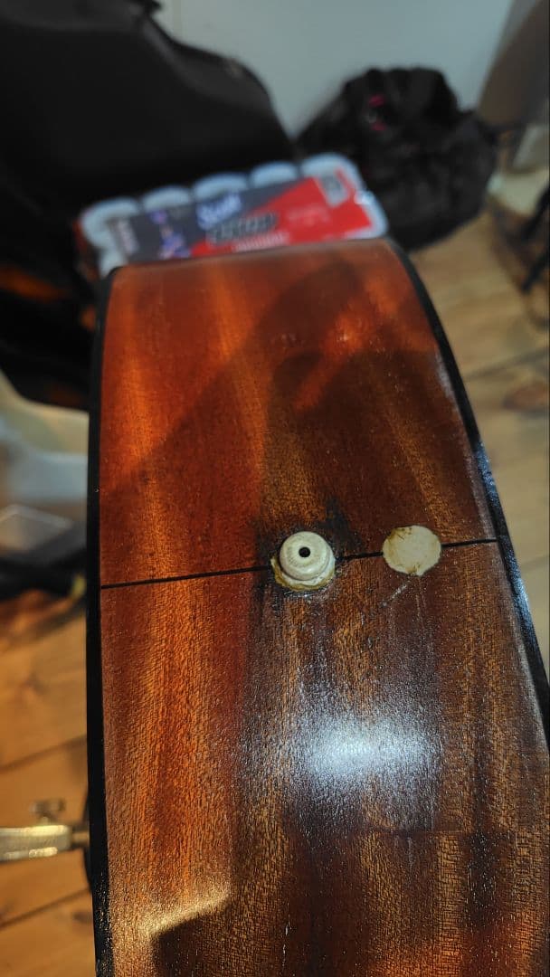 【ジャンク】ギター 詳細不明 オール単板