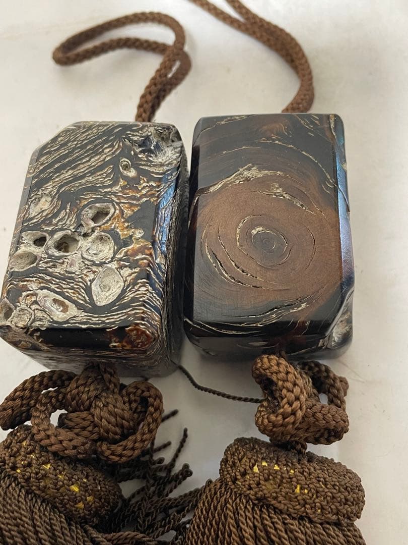 希少　深海松　青珊瑚　風鎮