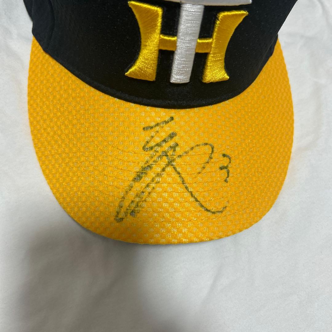 HANSIN Tigers 大山悠輔　直筆キャップ サイン入り