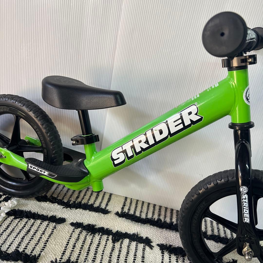 STRIDER スポーツ バランスバイク 12インチ グリーン