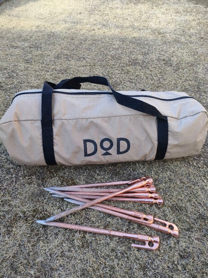 DOD へーキサタープ　村の鍛冶屋ペグ 8本