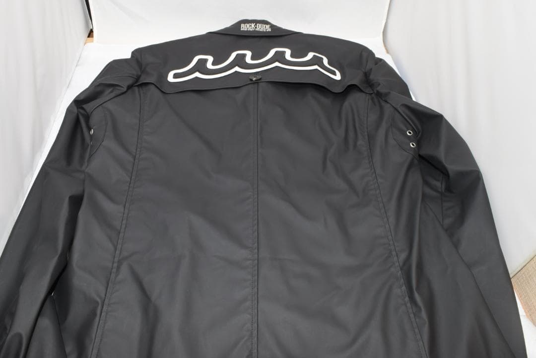 新品☆ROCK DUDE ＆ MUTA MARINE レインコート☆黒☆Mサイズ
