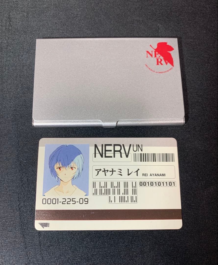 激レア！綾波レイ　ネルフ IDカード メタルケース 新世紀エヴァンゲリオン