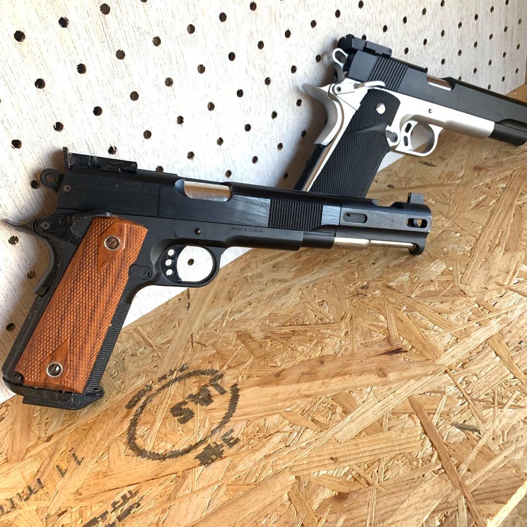 S2S 部品どり　ジャンク M1911 ハンドガンモデルガン 黒・シルバー