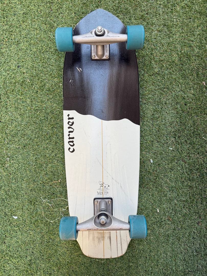 希少Carver BLACK TIP CX4カーバークルーザースケートボード