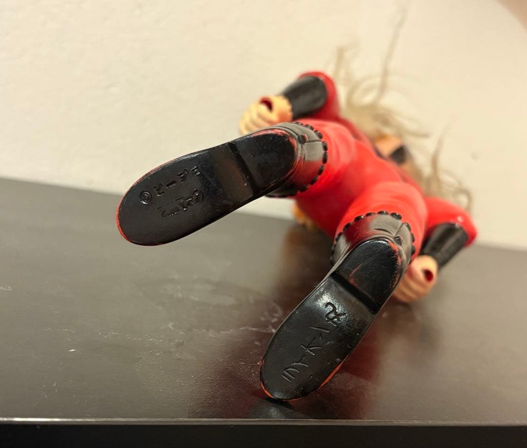 当時物 ブルマァク ライオン丸 面割れ ソフビ