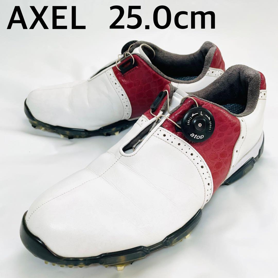【早い者勝ち】 AXEL アクセル ゴルフシューズ 25.0cm レザー
