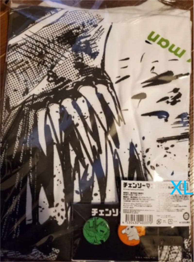 ❤️チェンソーマン tシャツ❤️缶バッジ付き❤️sizeXL❤️