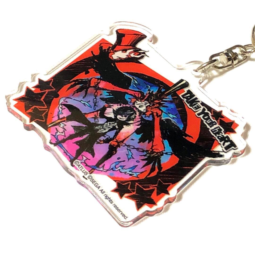 ペルソナ5 グラフアートデザイン アクリルキーホルダー　イベントシーン再現　希少