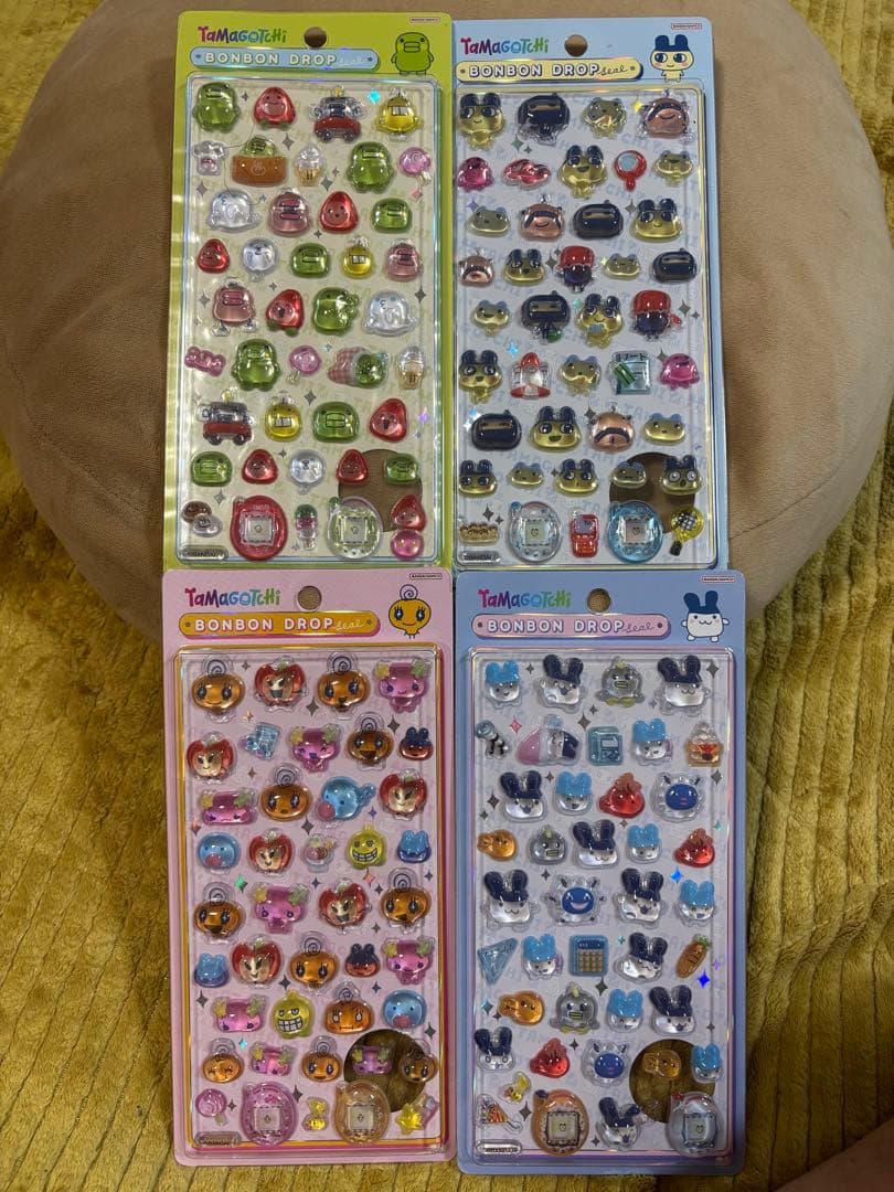 【国内正規品】たまごっちボンボンドロップ4柄コンプリートシートセット