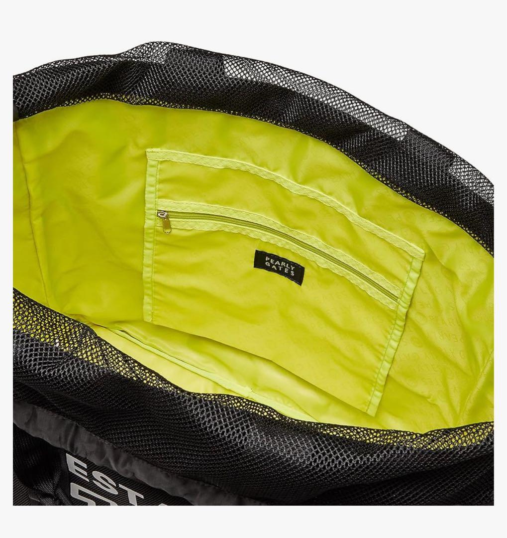 【美品】パーリーゲイツ　トートバッグ　ロッカーバッグ　大容量　黒　ゴルフ