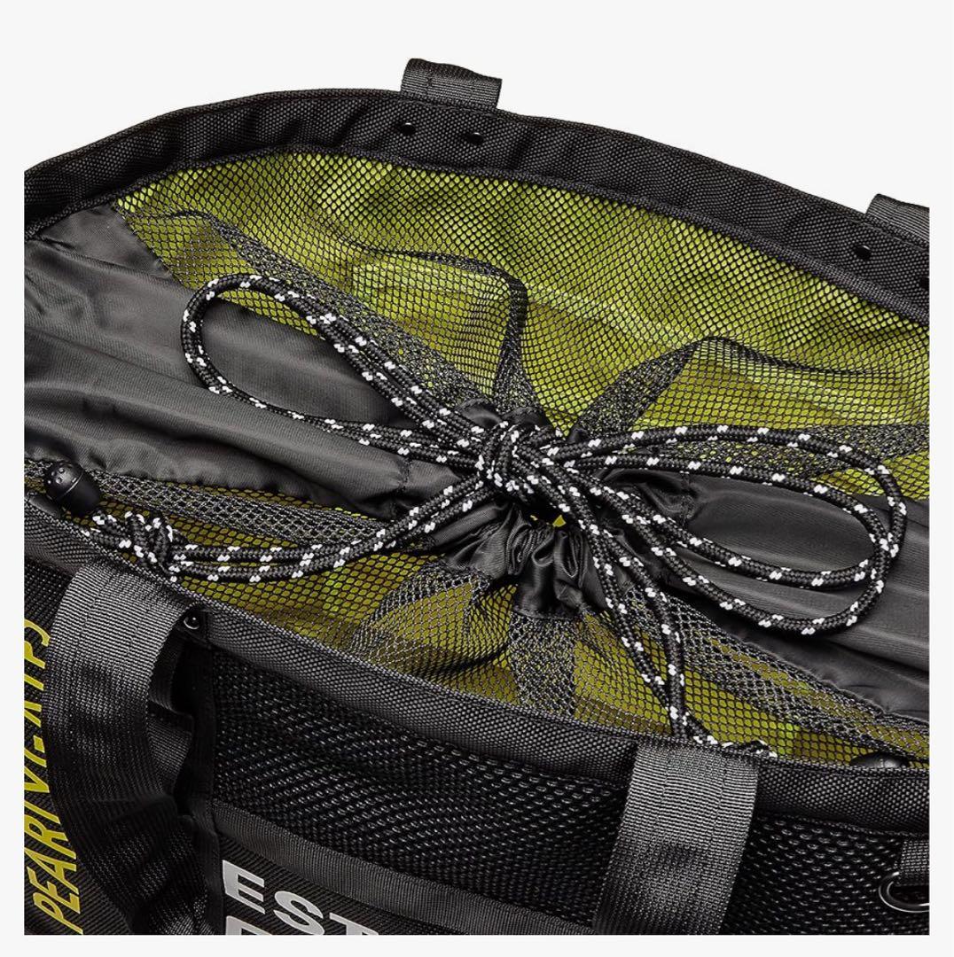 【美品】パーリーゲイツ　トートバッグ　ロッカーバッグ　大容量　黒　ゴルフ