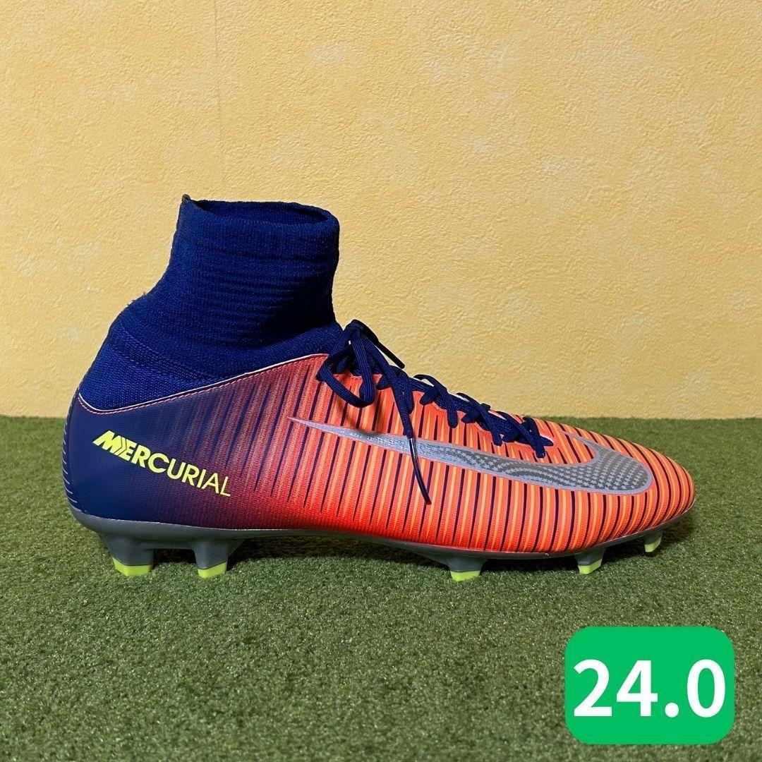 新品 サッカースパイク ナイキ マーキュリアル スーパーフライ FG 24.0