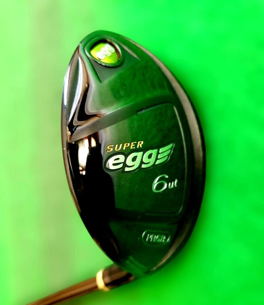 【美品】PRGR SUPER egg 6ut 23°ヘッドカバー付きM35
