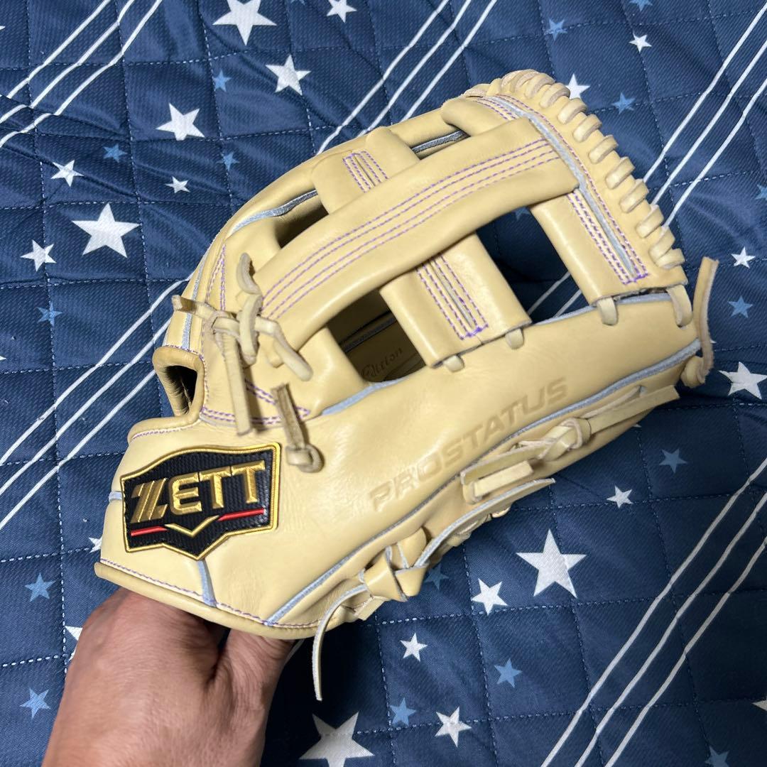 ゼット　 硬式用グローブ ベージュ 巨人、吉川モデル
