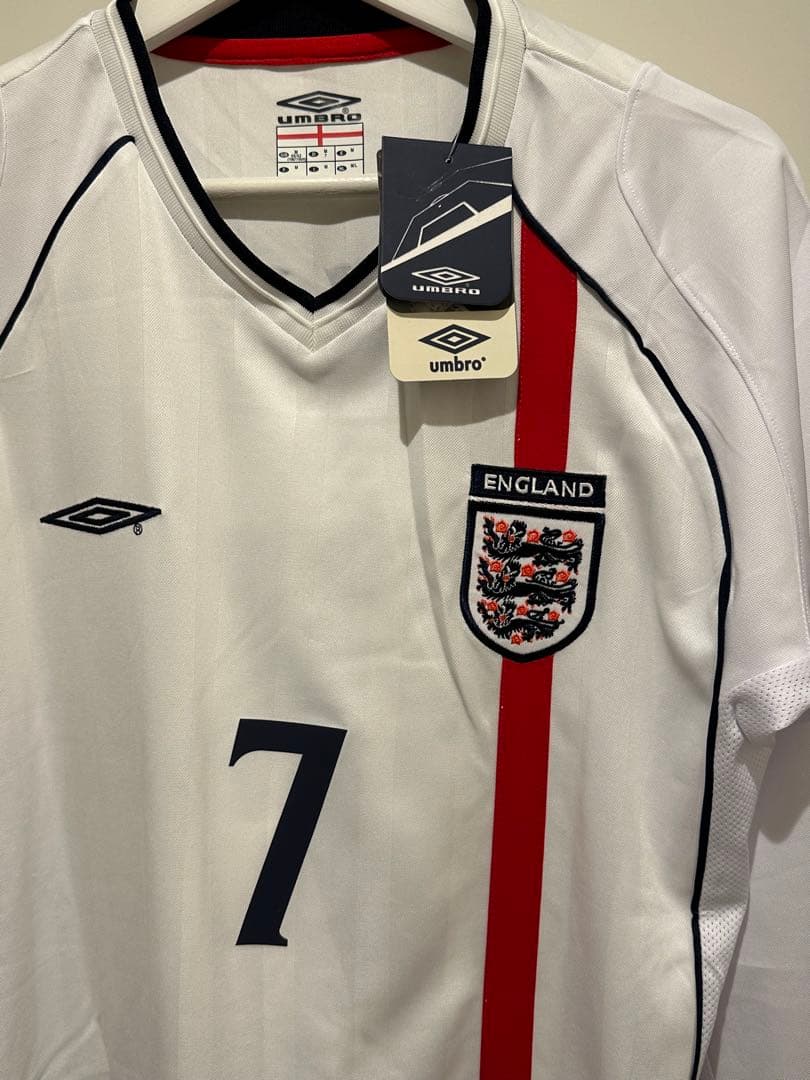 イングランド代表 2002W 長袖　サッカーユニフォーム