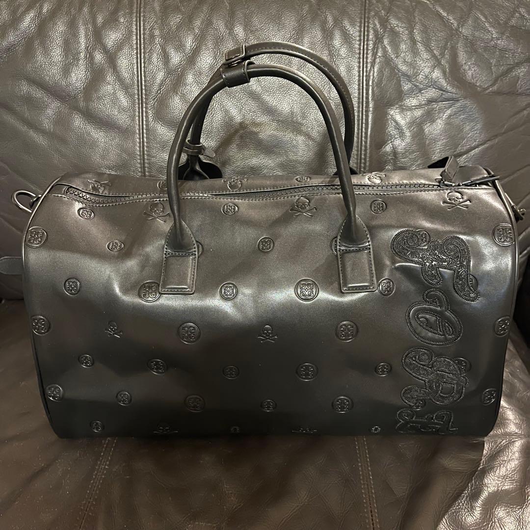 26新作 G/FORE ジーフォア 刺繍 エンボススカル ゴルフボストンバッグ