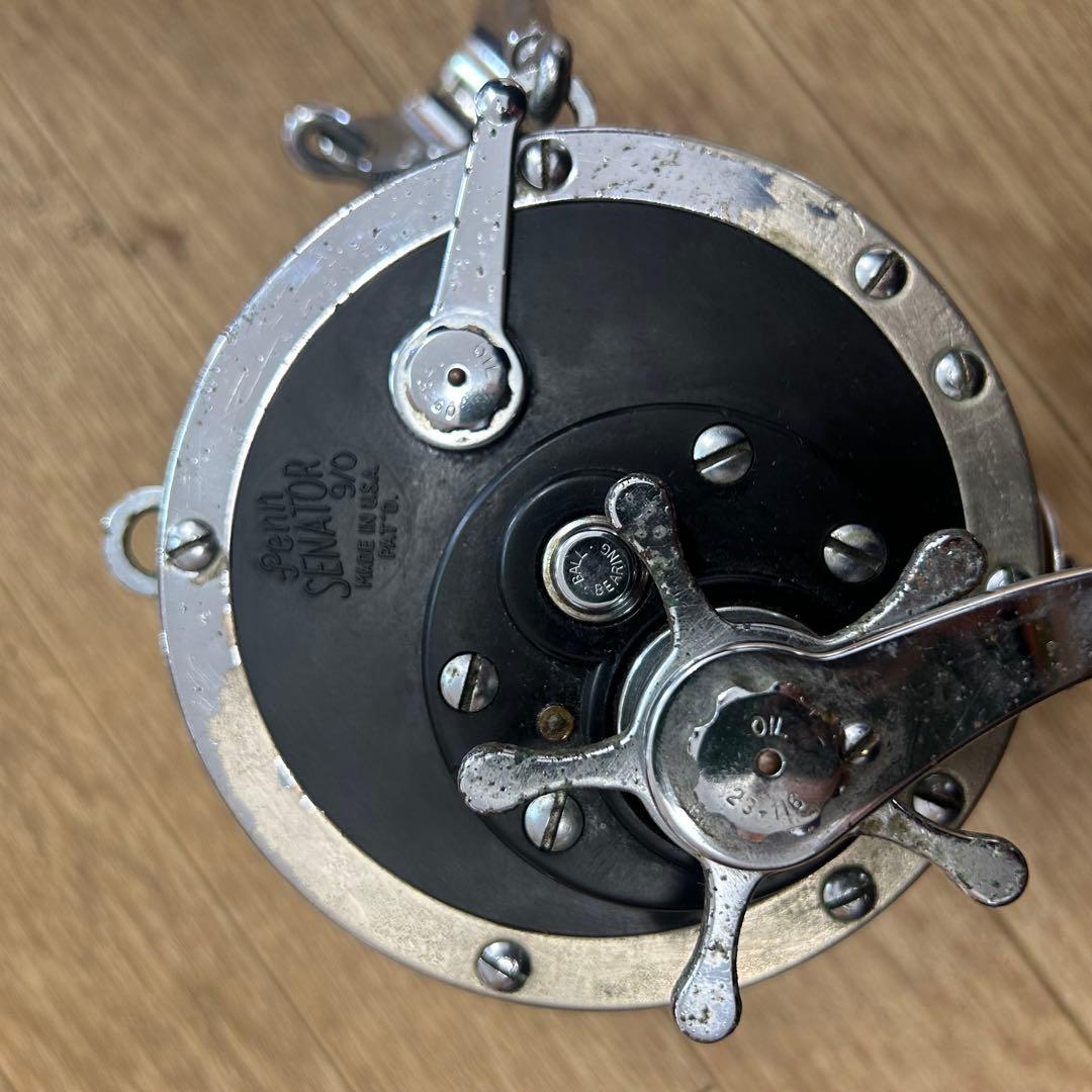 Penn Senator 9/0 リール スピニングライン付き