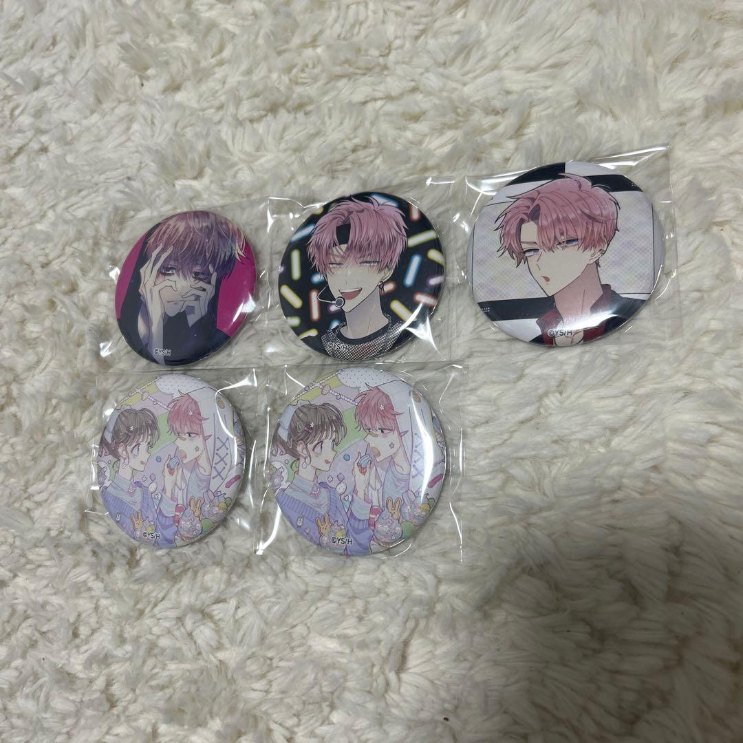 多聞くん今どっち トレーディング缶バッジ F/ACE展 福原多聞 ジメ原