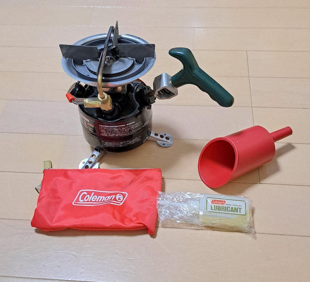 コールマン　フェザーストーブ　スーパーポンピング　フューエルファネル