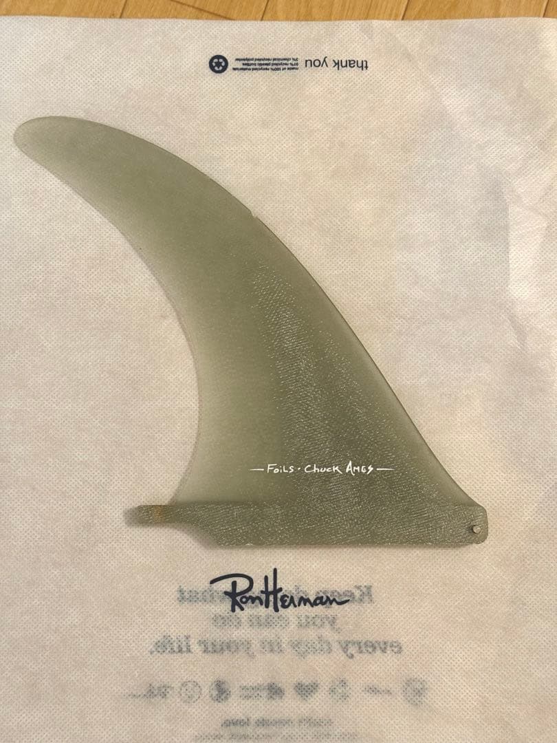 【美品】ジョージグリノー　A4 ボランフィン　8.5　シングルフィン