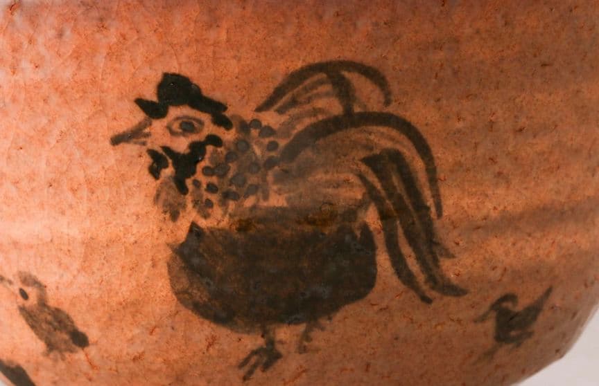 【本物保証】十五代 坂倉新兵衛 萩茶碗 仕立箱 共布 井戸茶碗　枇杷色　青井戸