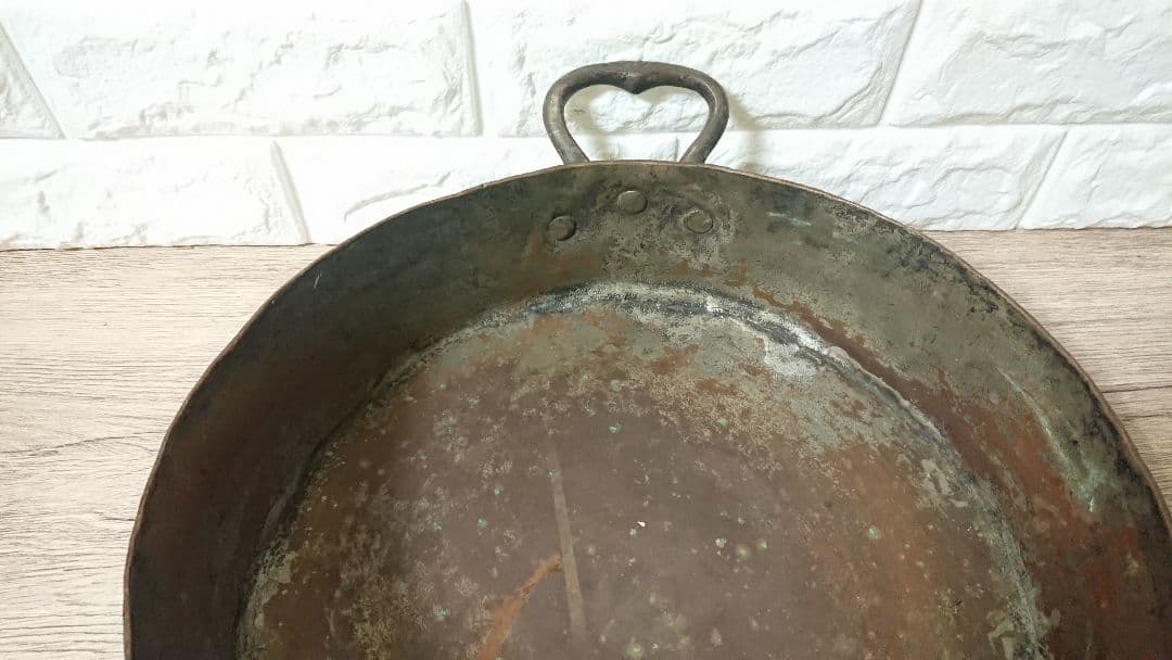 超稀少 帝国 ホテル 銅鍋 業務用 アンティーク 骨董 刻印 入り