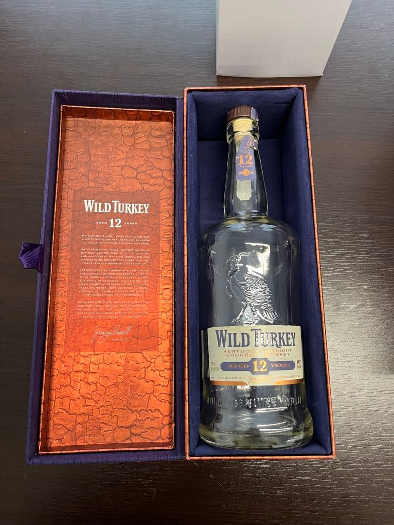 Wild Turkey 12年 4個2本セット 専用ボックス入り