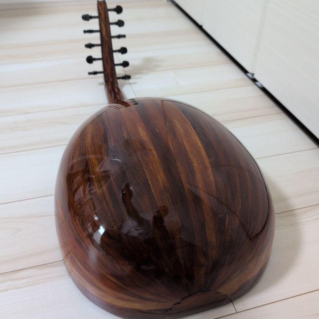 木製トルコウード MirasLuteのブランド ハードケース付き