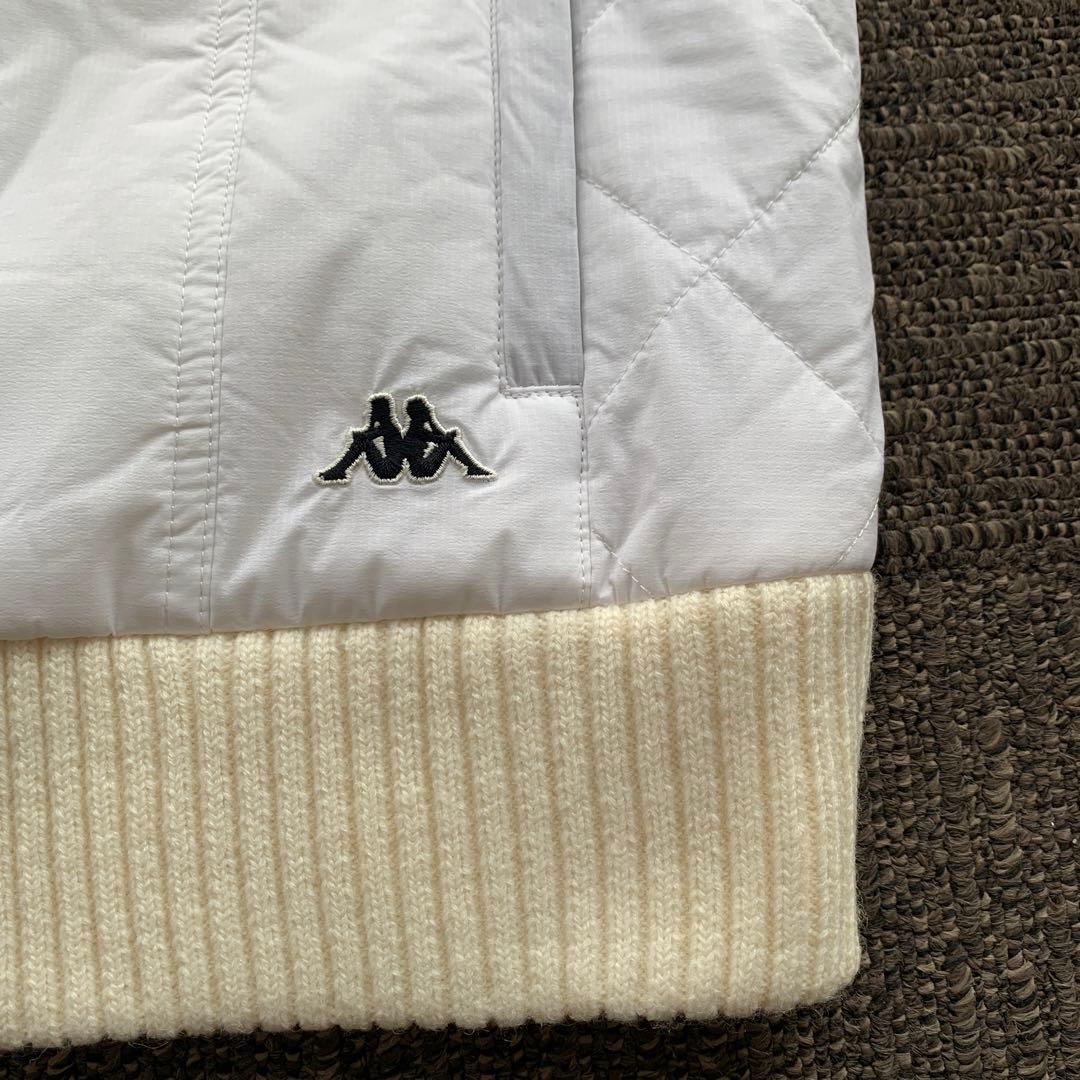 【新品・未使用品】　カッパ　Kappa ゴルフ　ニット　ブルゾン　異素材　L