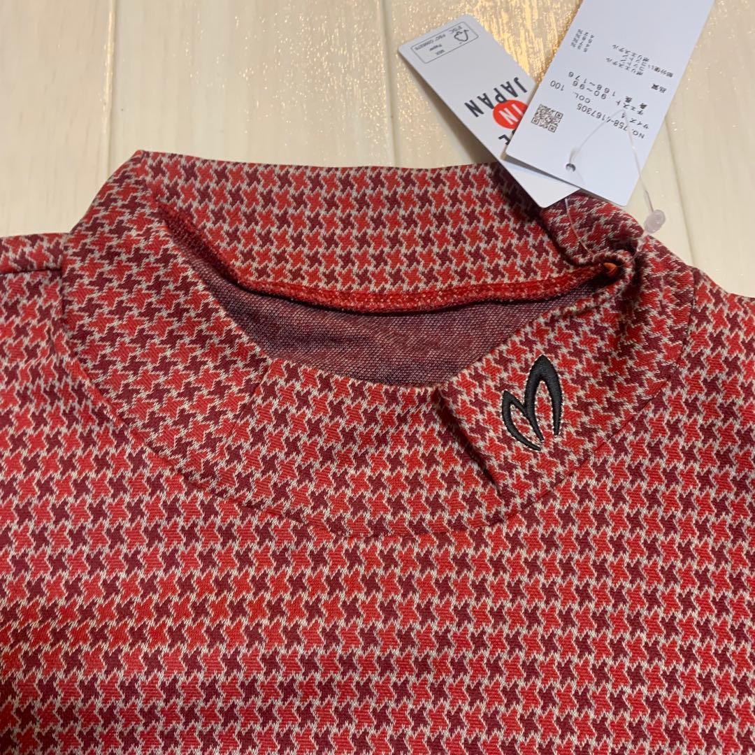 新品■18,700円【マスターバニー】5/L メンズ　半袖モックネック　シャツ