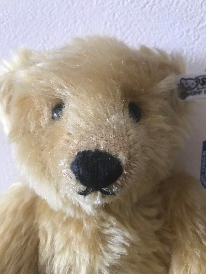 シュタイフ　１９０６年復刻盤　テディベア　ヴィンテージ ベア　白タグ黒文字