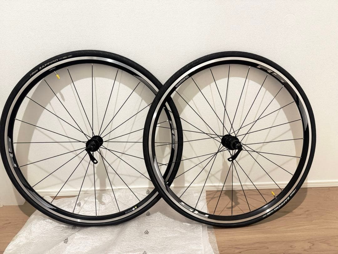 実走なし 美品 シマノ WH-RS010 700c ホイール前後