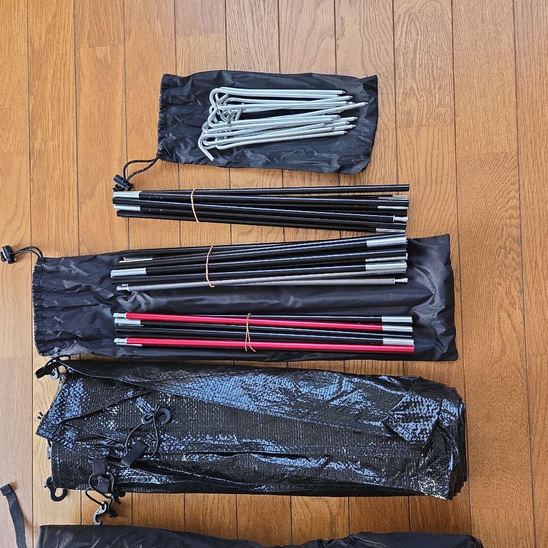 TOMOUNT トンネルテント 2ルームテント ソロテント